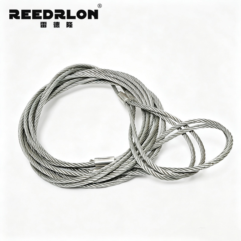 Galvanized steel wire rope, stainless steel wire rope, Redlon