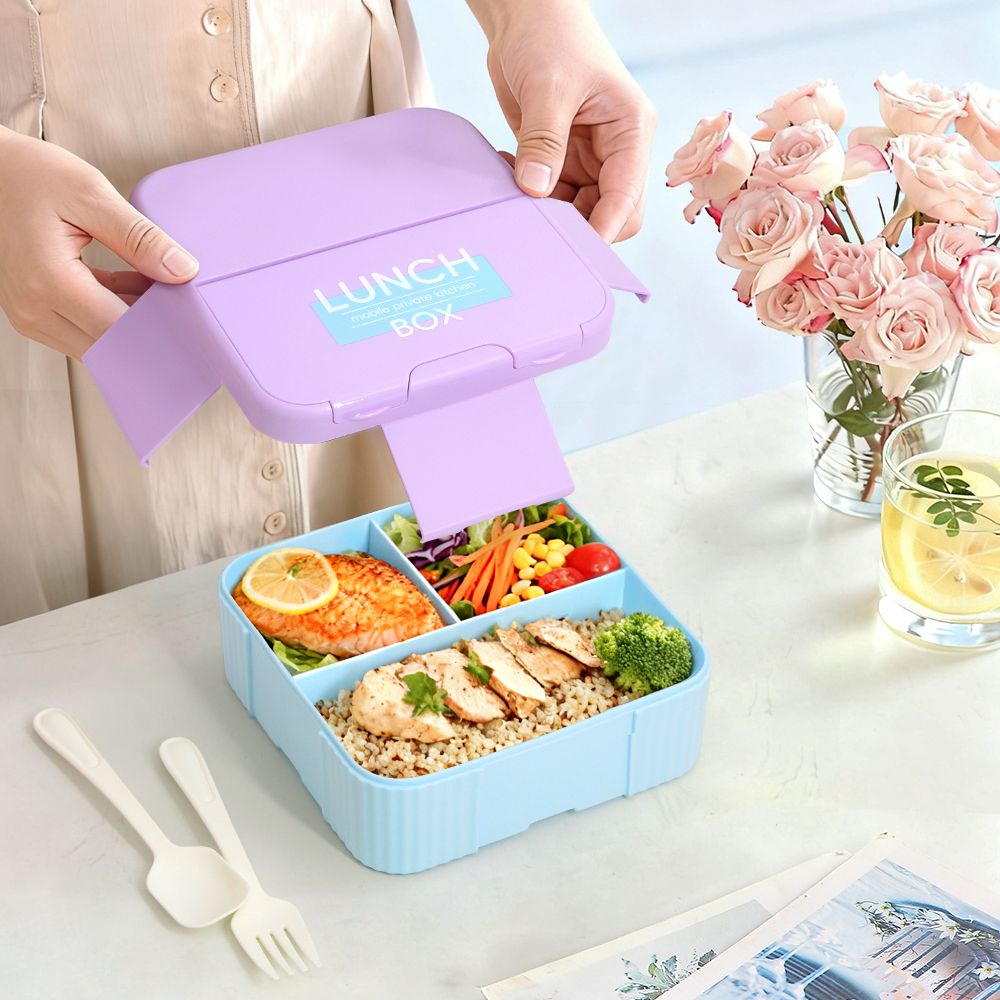 饭盒/保鲜盒/不锈钢餐具五金/不锈钢餐具/分格保鲜盒细节图