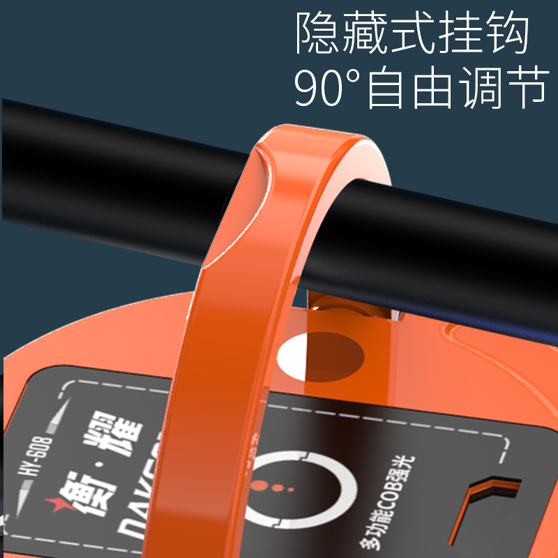 Wushang Qiangguang Portable Strong magnetic Lamp Keychain Small Flashlight Multi-functional Charging Home Portable Lamp Application Scenario