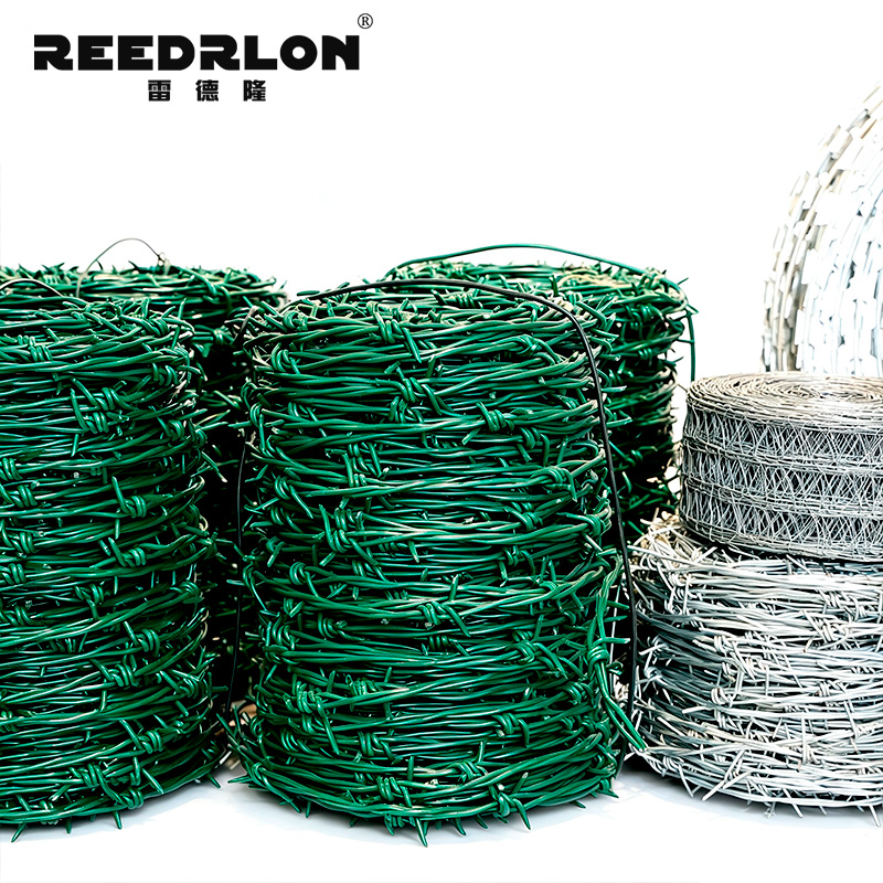 PVC barbed wire, barbed wire, barbed wire, grid isolation and protection, iron wire barbed wire