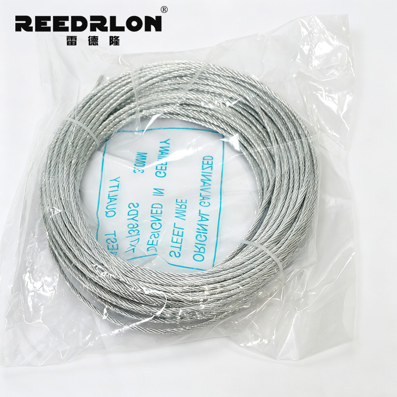 Galvanized steel wire rope, stainless steel wire rope, Redlon Application Scenario