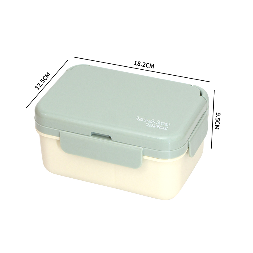 【OSEO】26Q2#N938-1 Colorful compartmentalized fresh-keeping lunch box, leak-proof sealed lunch box, multi-compartment compartmentalized tableware mixed packaging pic 2