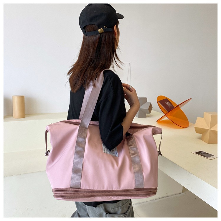 Large-capacity travel bag, student business trip and maternity storage bag, waterproof dry and wet separation, expandable luggage bag detail image 2