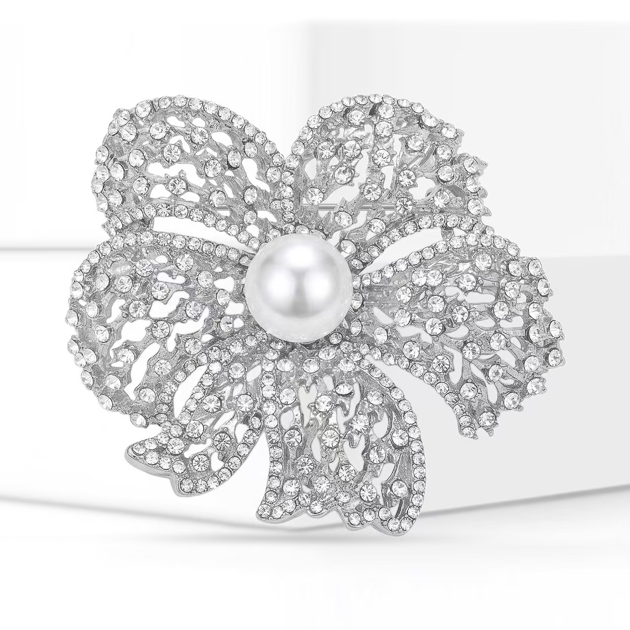 New retro water diamond note brooch, versatile and fashionable lapel pin brooch, unisex suit pin accessory 124800786 Specification image