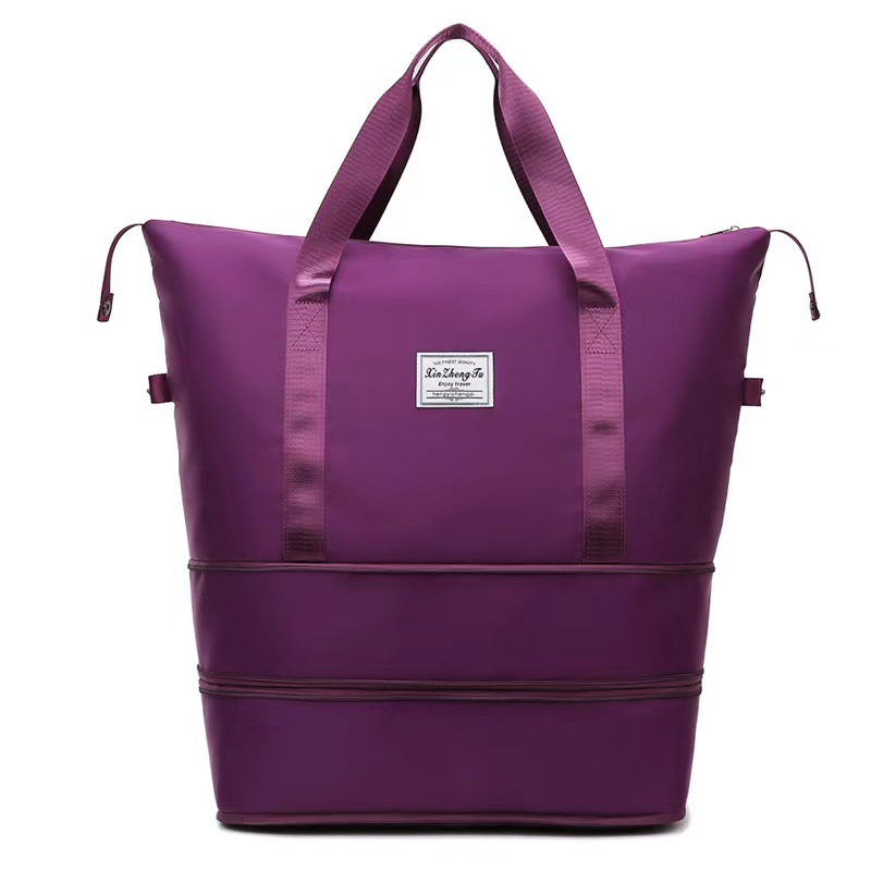 Large-capacity travel bag, student business trip and maternity storage bag, waterproof dry and wet separation, expandable luggage bag Item Picture