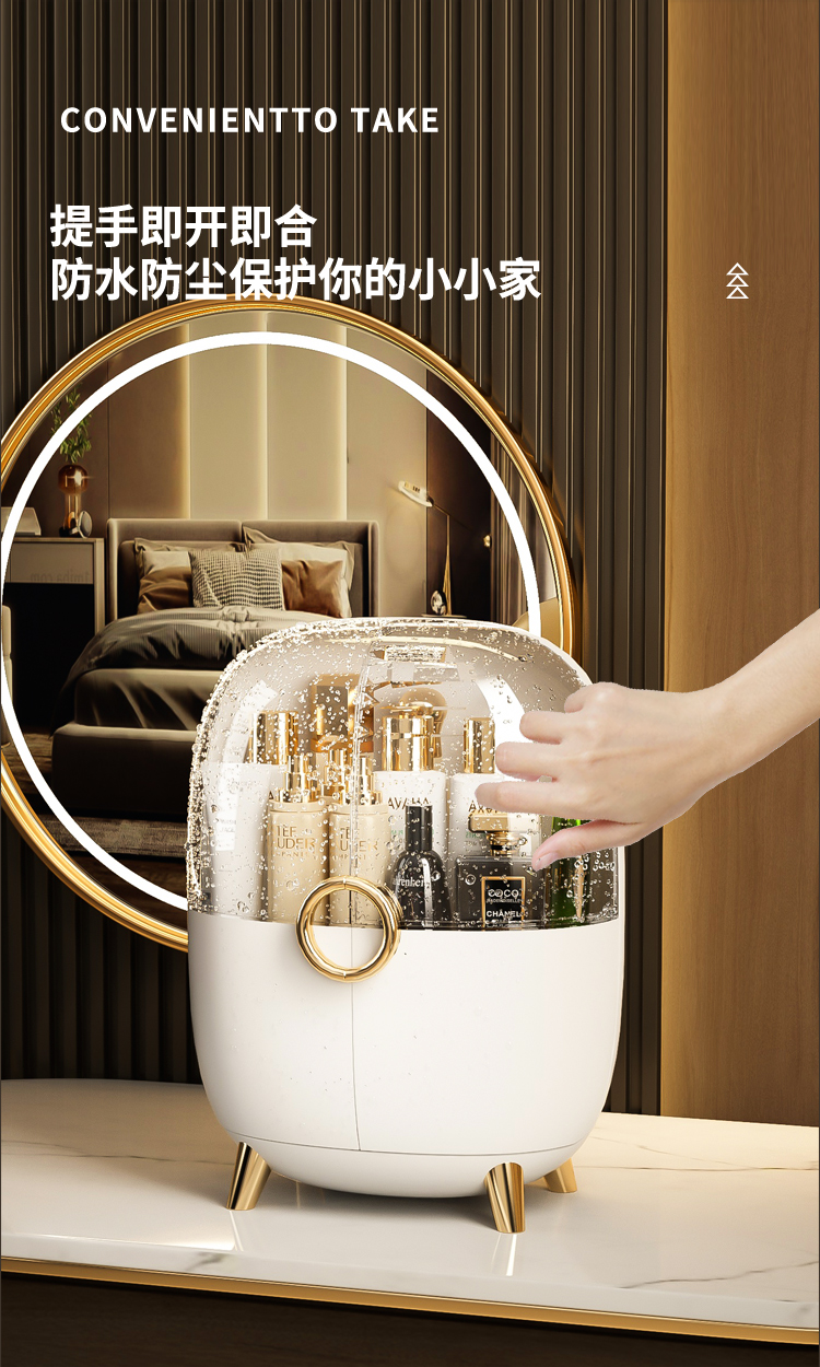 【CL】 26Q2#1990   女神款化妆盒  白/粉 清 4个/捆详情7