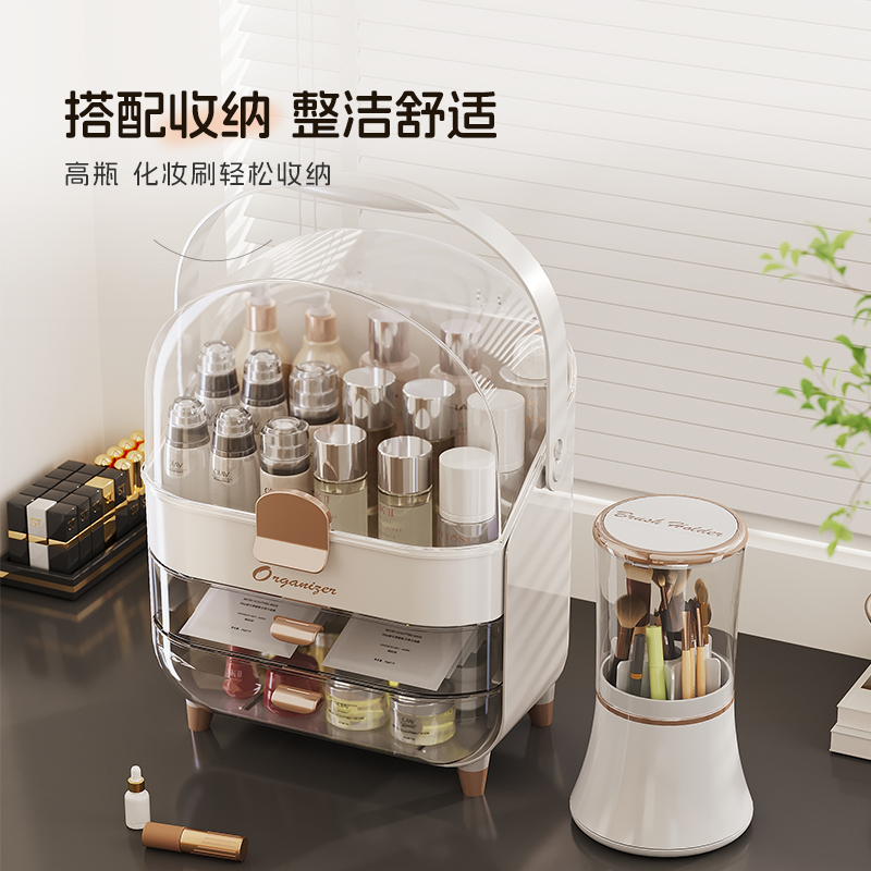 【CL】 26Q2#2000 Little Waist Brush Bucket Platinum/Silver/Pink/Green Clear Specification image