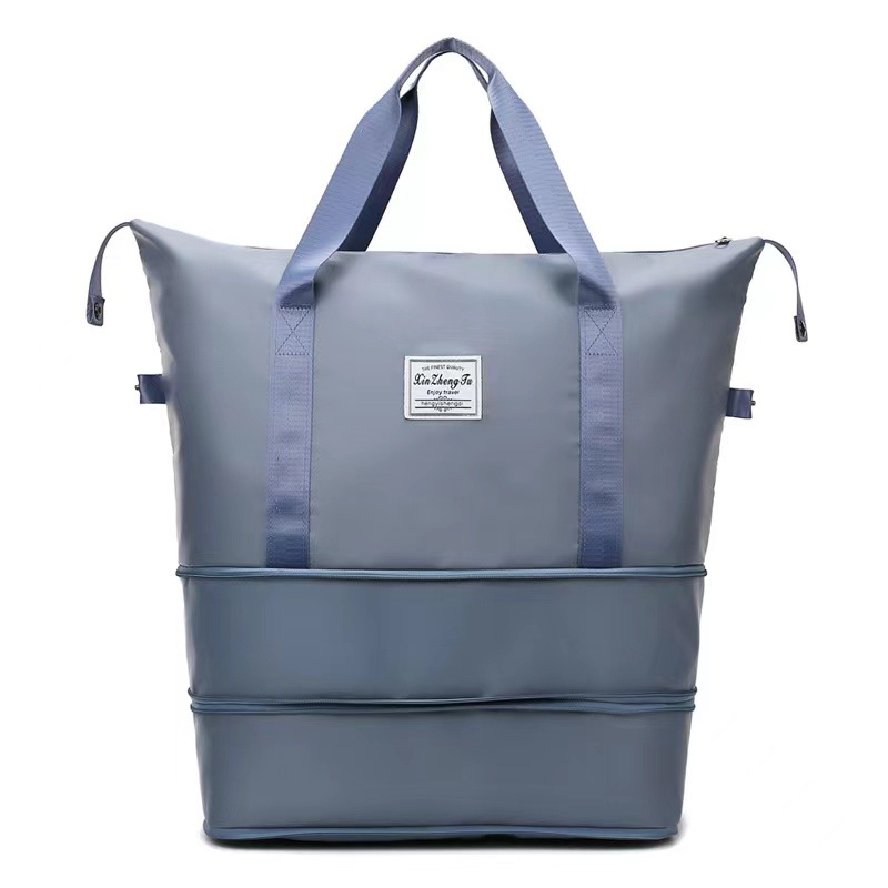 Large-capacity travel bag, student business trip and maternity storage bag, waterproof dry and wet separation, expandable luggage bag details Picture