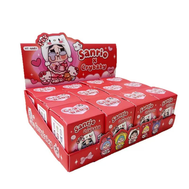 وبكيت على علب الكرتون المكرونية التي تحتوي على رسوم كرتونية ذات مظهر رفيع Item Picture