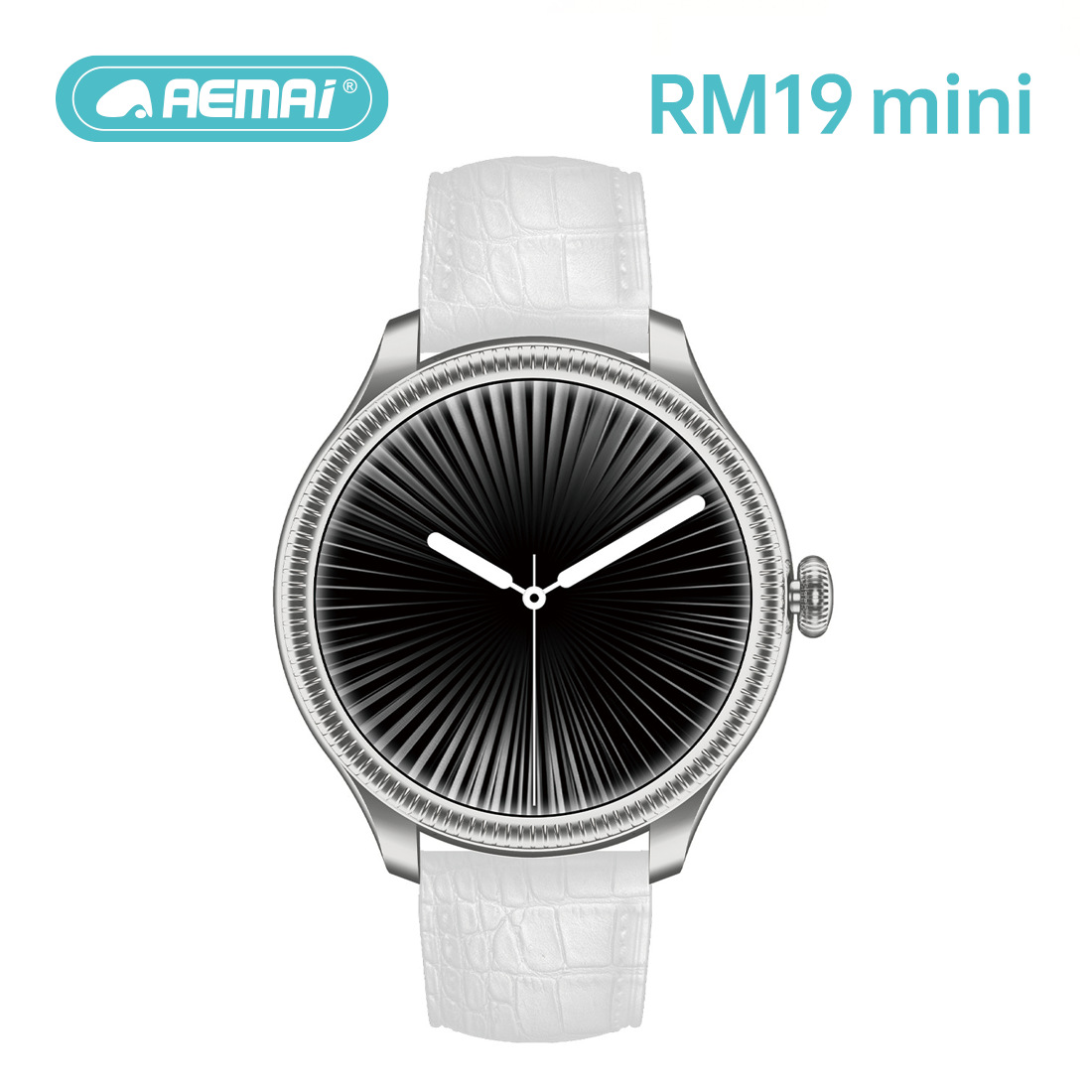AEMAI Cross-border bestseller RM19 mini smartwatch bracelet, AEMAi heart rate and blood pressure monitoring information reminder exercise record Item Picture