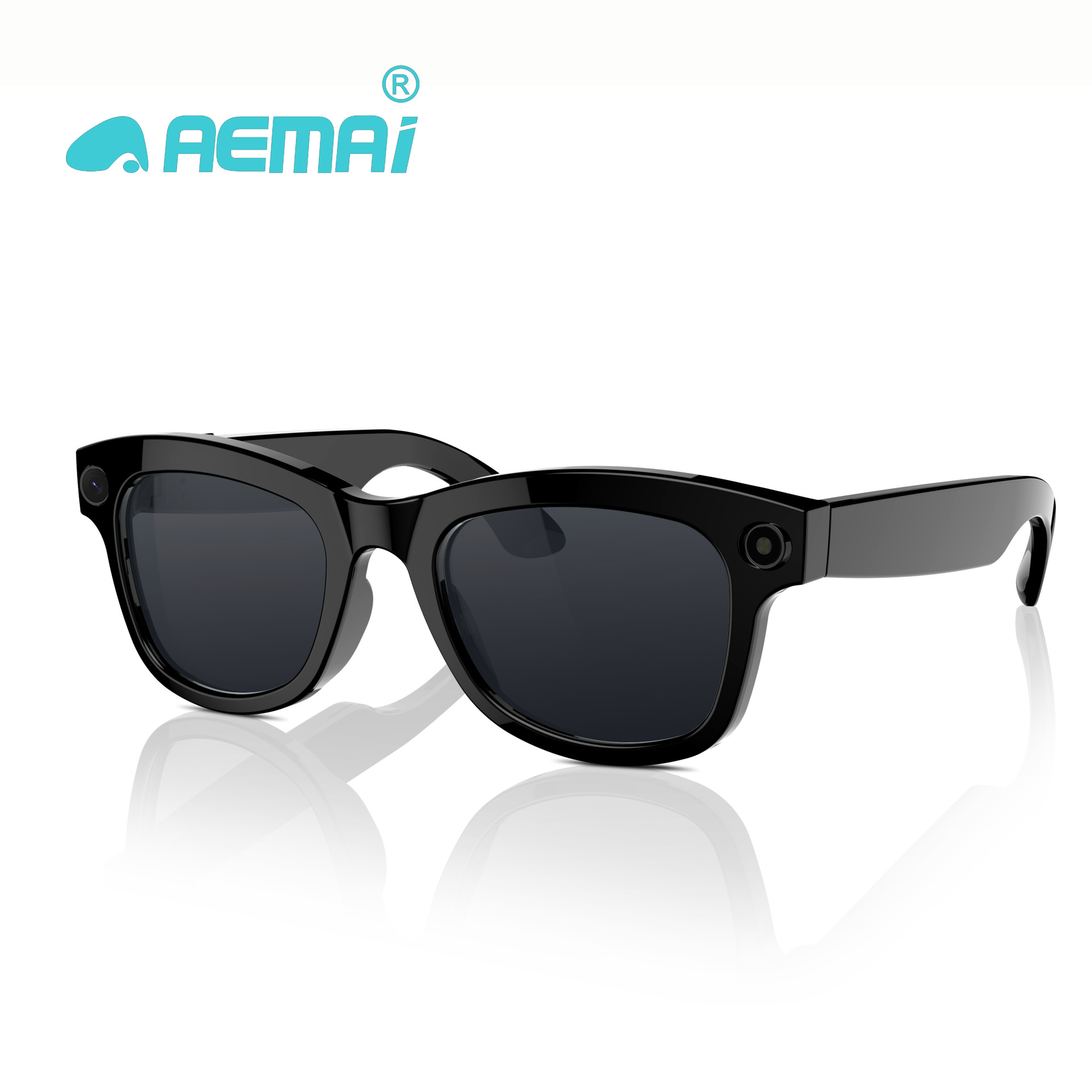 AEMAI Cross-border sag12 smart ai glasses with camera for taking photos, AI translation for object recognition, Bluetooth glasses for making calls and music Application Scenario