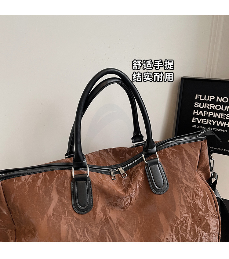 Portable travel bag, large-capacity, high-end and fashionable luggage bag, sports and fitness yoga bag detail image 8