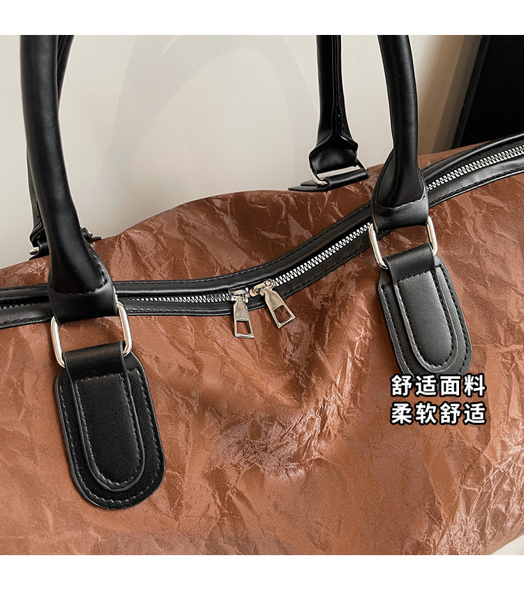Portable travel bag, large-capacity, high-end and fashionable luggage bag, sports and fitness yoga bag detail image 2