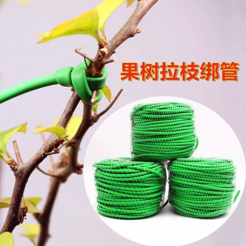 Fruit tree pvc flexible hose, branch, garden plant plastic pipe, anti-aging and cold-resistant small green pipe, pvc fruit tree binding pipe details Picture