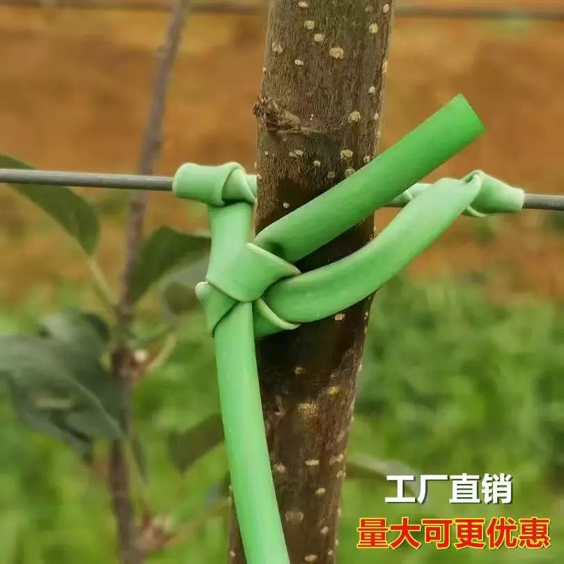 Fruit tree pvc flexible hose, branch, garden plant plastic pipe, anti-aging and cold-resistant small green pipe, pvc fruit tree binding pipe Specification image