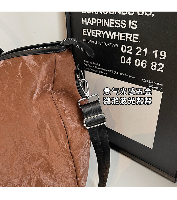 Portable travel bag, large-capacity, high-end and fashionable luggage bag, sports and fitness yoga bag detail image 14