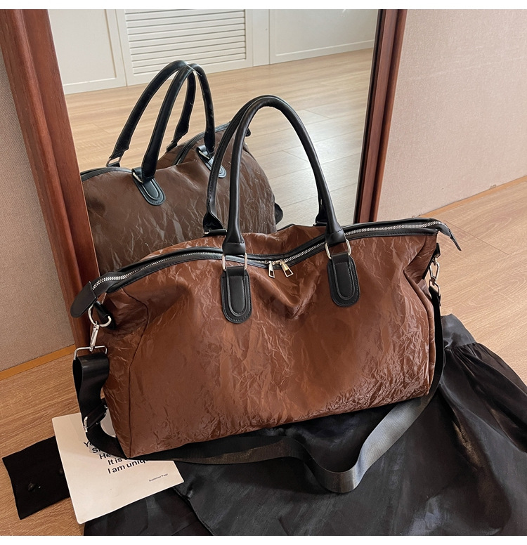 Portable travel bag, large-capacity, high-end and fashionable luggage bag, sports and fitness yoga bag detail image 15