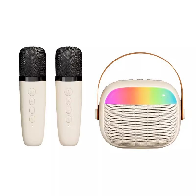 AEMAI B24 Bluetooth speaker, outdoor mobile phone karaoke all-in-one speaker, children's gift, export wireless microphone