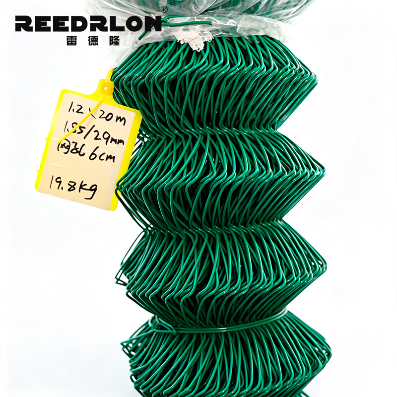 Cerca de alambre de espino malla de la cerca de la exportación malla galvanizada del gancho malla del diamante del PVC fábrica Specification image