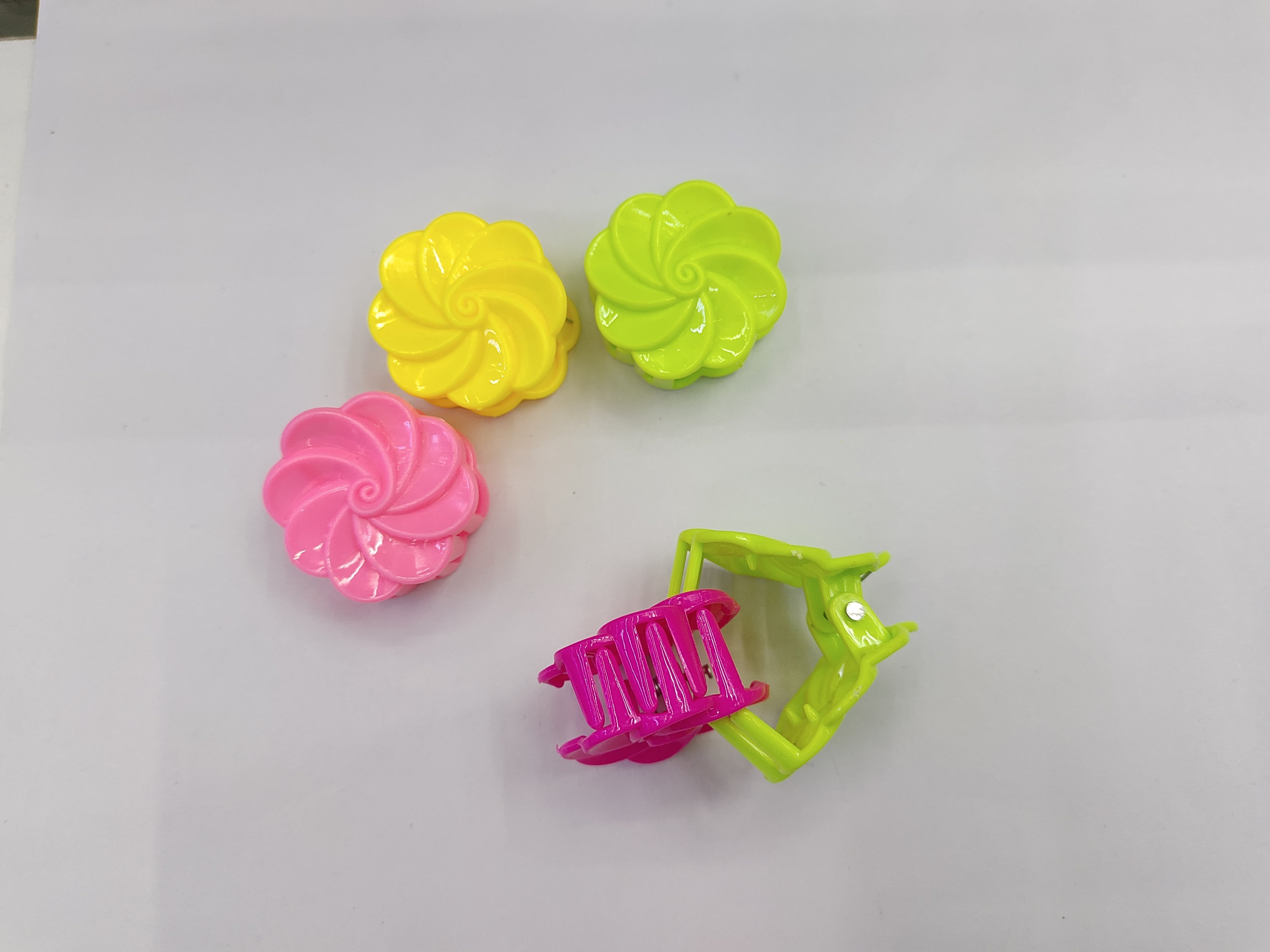 彩色花朵造型大爪夹女士发饰抓夹饰品