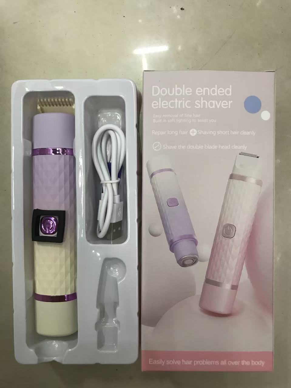 Hair removal device, women's double-head shaving device, trimmer, electric razor, men's and women's hair removal device