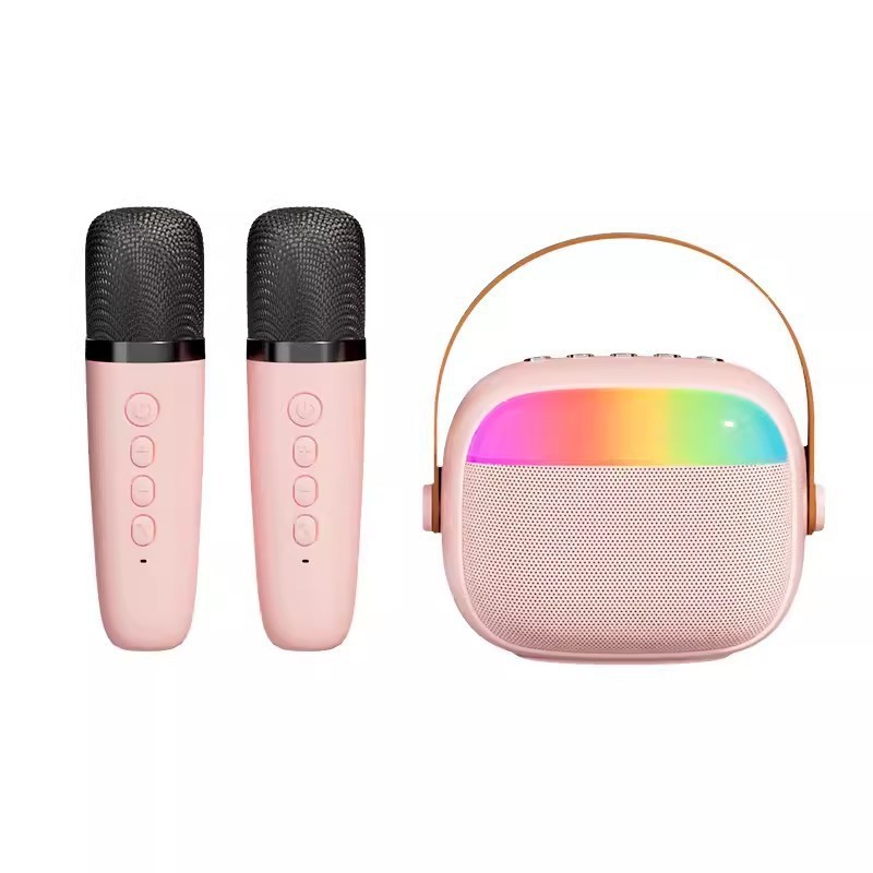 AEMAI B24 Bluetooth speaker, outdoor mobile phone karaoke all-in-one speaker, children's gift, export wireless microphone Specification image