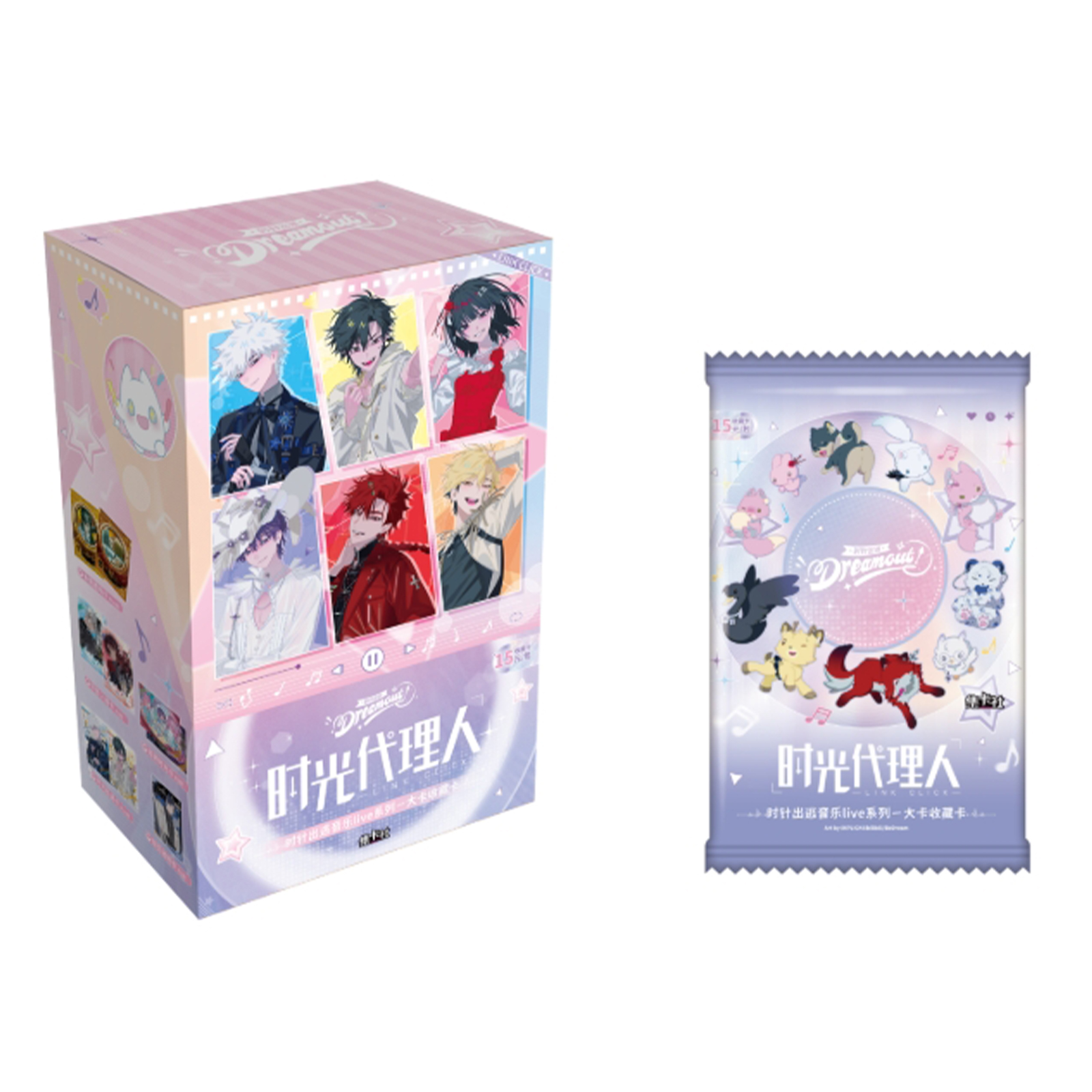 "Time Agent" Animation Hour Hand Escape Music live Series by Jika Sha - Big Card Collectible Cards