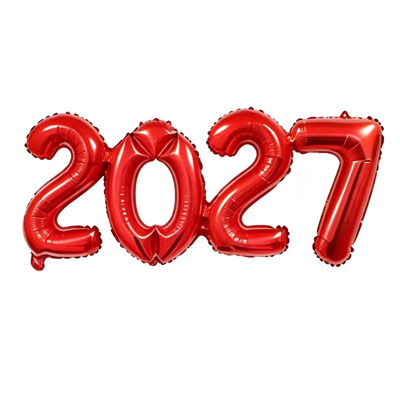 The price for the 2027 digital aluminum film balloon set party scene decoration can be negotiated in detail Specification image