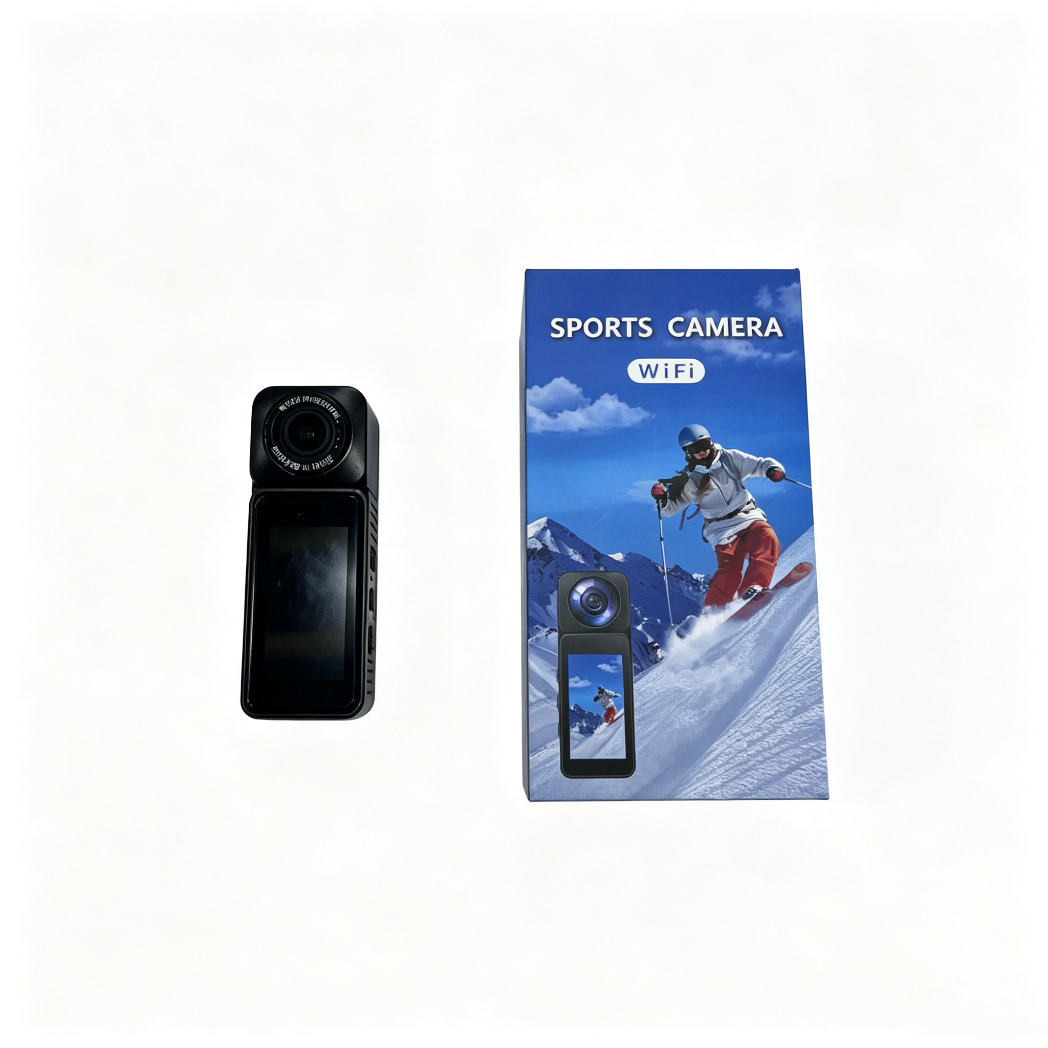 #04 Pocket Action Camera 4K high-definition WiFi connected Outdoor cycling and skiing portable shooting tool
