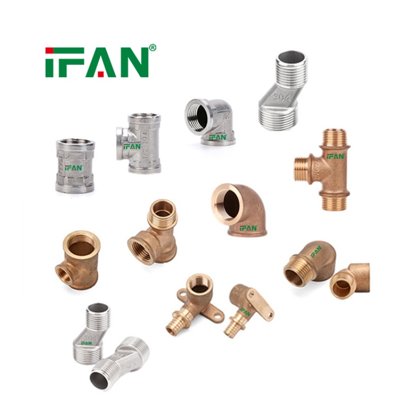 IFAN Free Sample 1/2"-2" Brass Fittings Plumbing Application Scenario