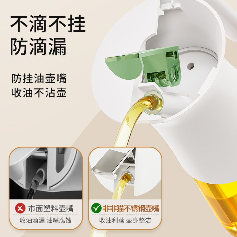 【CL】26Q2#51098 Liu Yue Oil Pouring Pot 600ml Color Box Mixing Specification image