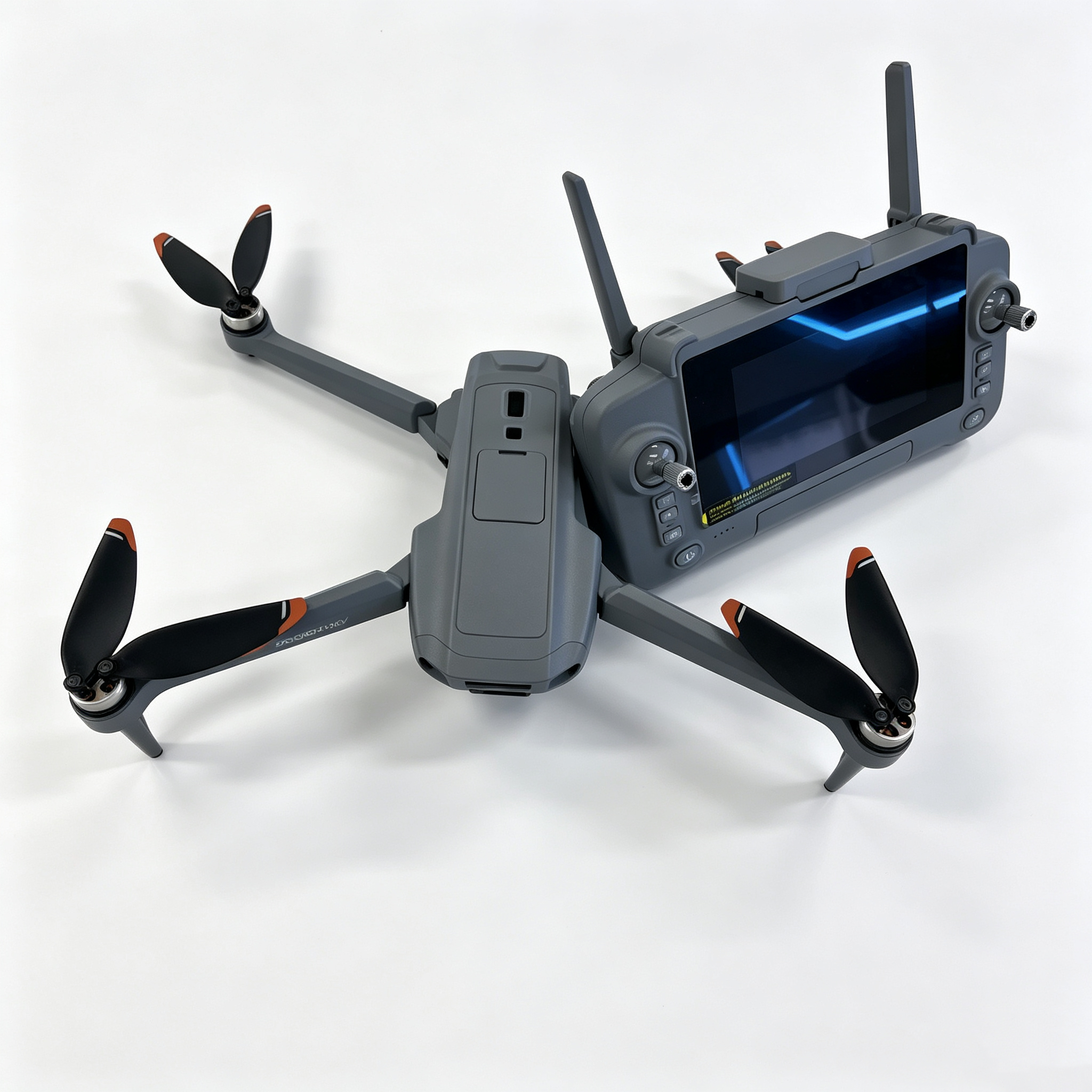 Screen-equipped aerial photography drone, GPS automatic return, long-distance image transmission, wide-angle lens, flashing light, outdoor travel photography aircraft, entry-level aerial photography drone