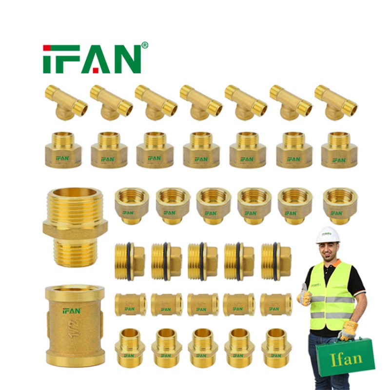 IFAN CW617 Equal Reducer Female Male Thread Brass Fitting Item Picture