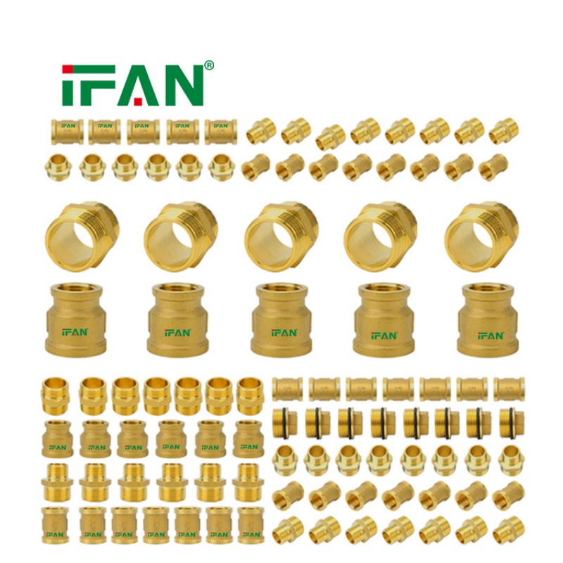 IFAN CW617 Equal Reducer Female Male Thread Brass Fitting Specification image