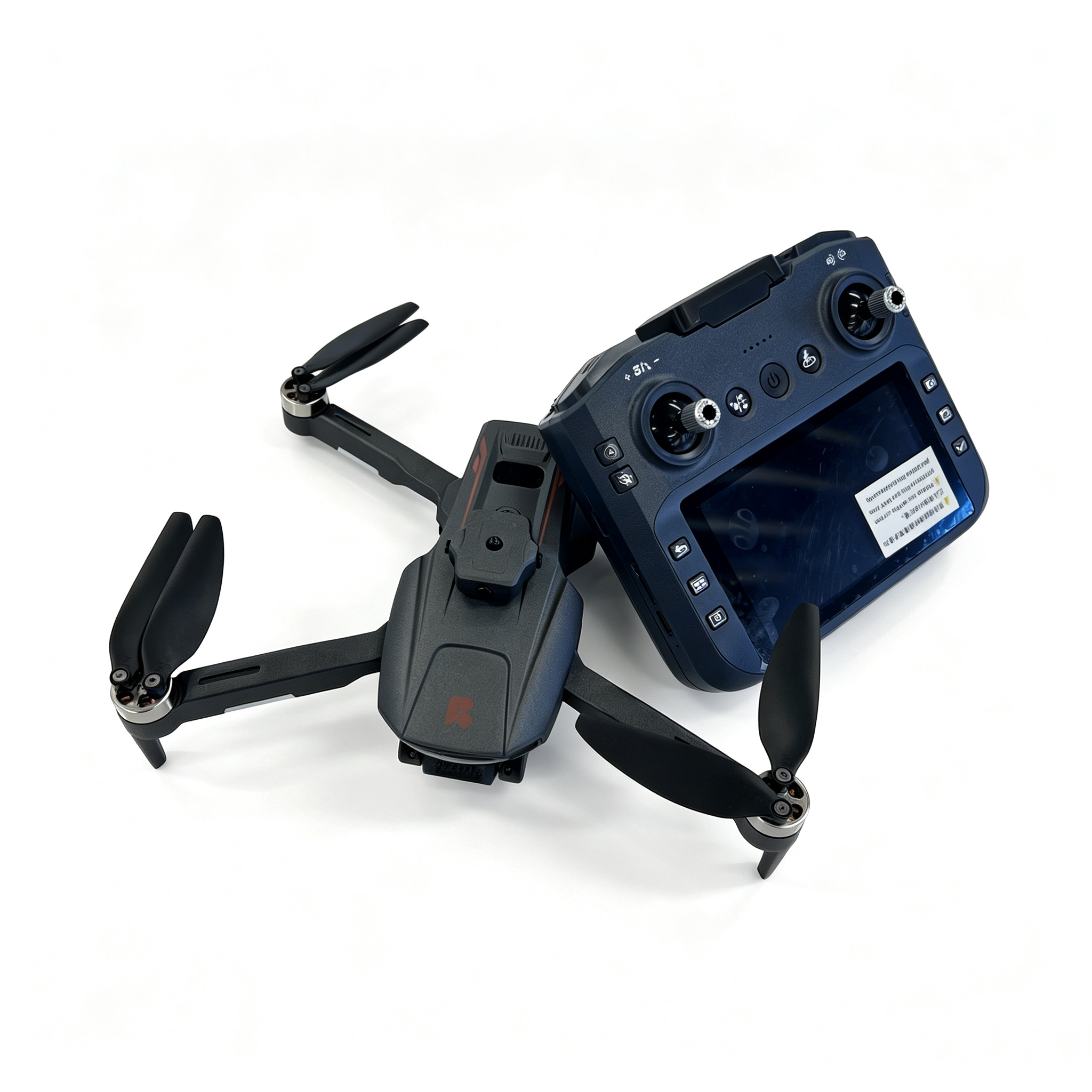 Folding GPS aerial photography drone, all-in-one with screen remote control, high-definition aerial photography brushless aircraft, automatic return, outdoor travel photography drone