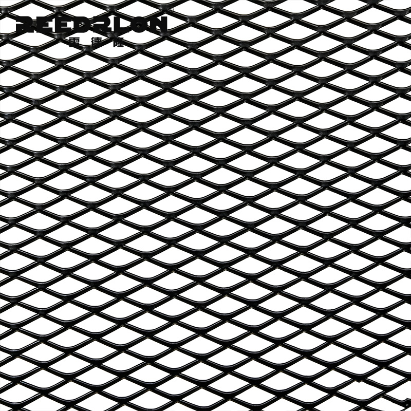 304 plain diamond mesh/powder-coated, galvanized, steel plate mesh details Picture