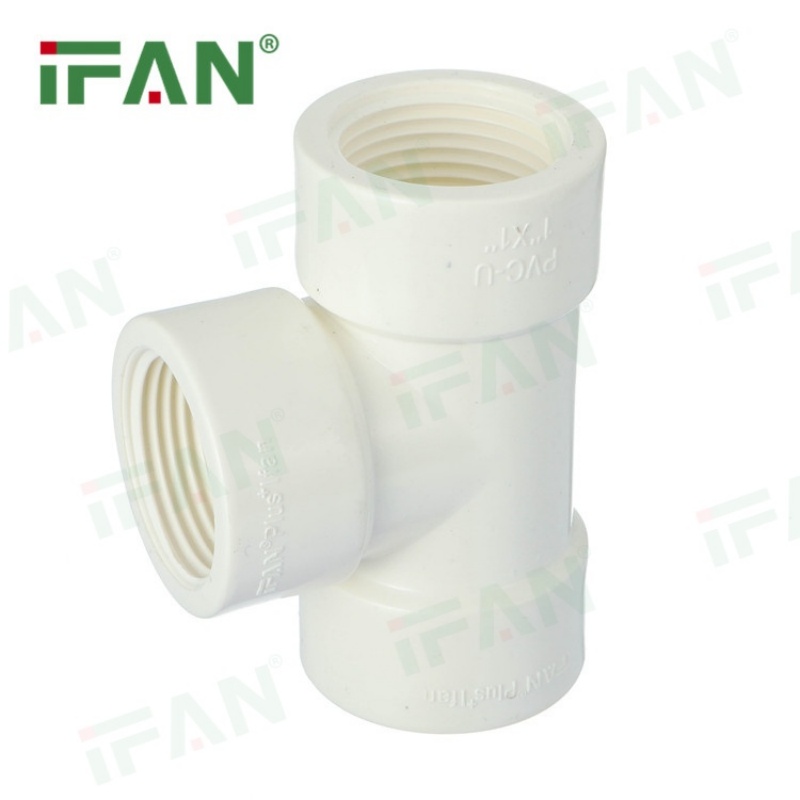 Free Sample Customization IFAN PVC Plumbing Fittings Tee Application Scenario