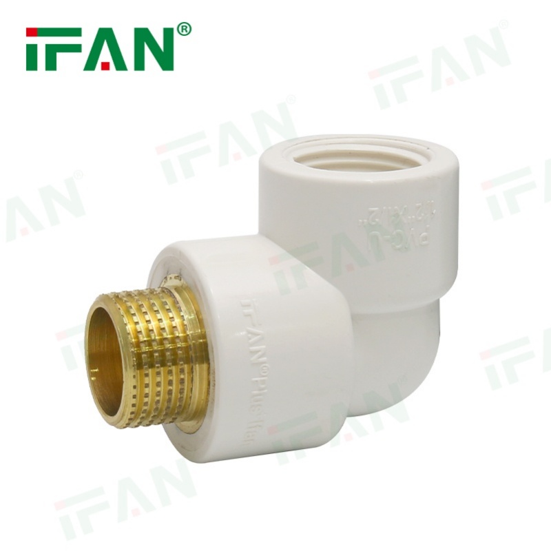Factory Produced UPVC Drainage Fittings Brass Male Tee Item Picture