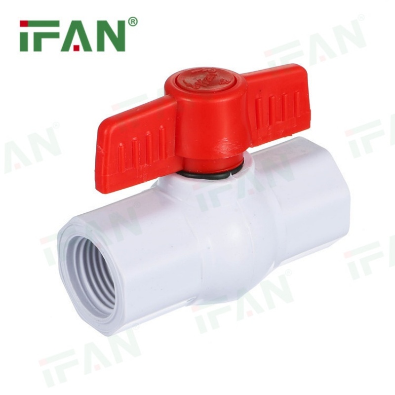 High Quality Plastic Connector Pipe Fitting UPVC Ball Valves details Picture