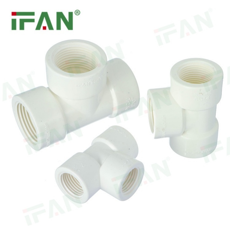 Free Sample Customization IFAN PVC Plumbing Fittings Tee