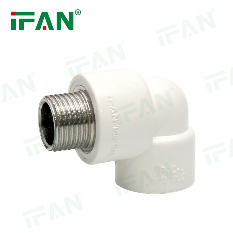 Factory Produced UPVC Drainage Fittings Brass Male Tee details Picture