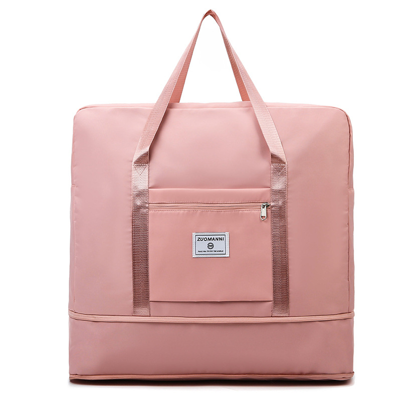 High-appeartion-level folding single-shoulder travel bag, large-capacity women's storage bag, travel handbag, student luggage, fitness bag Application Scenario