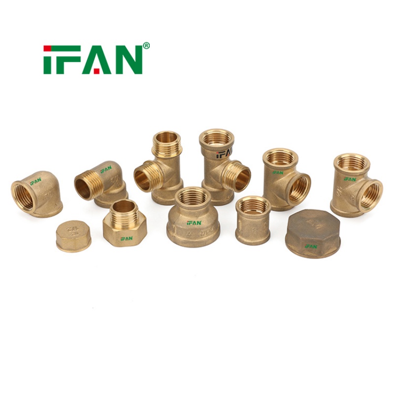 IFAN Plumbing BSP Thread Male 1/2 4 inch Brass Nipple Fittin