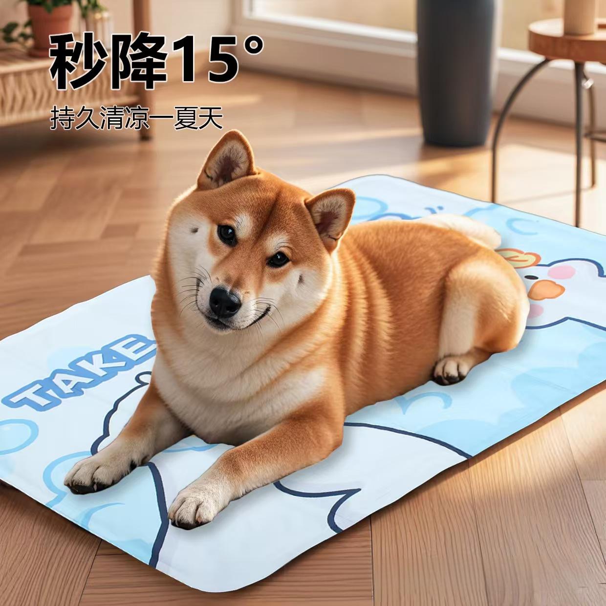 Pet-specific ice pads, pet cooling pads, summer cooling pads, Amazon cross-border pet gel sponge, dog and cat cooling bed pads, sleeping pads in various styles and specifications. For orders, please contact customer service Application Scenario
