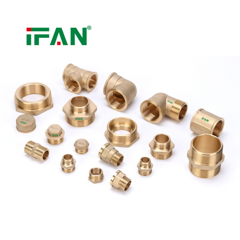 IFAN Plumbing BSP Thread Male 1/2 4 inch Brass Nipple Fittin Item Picture