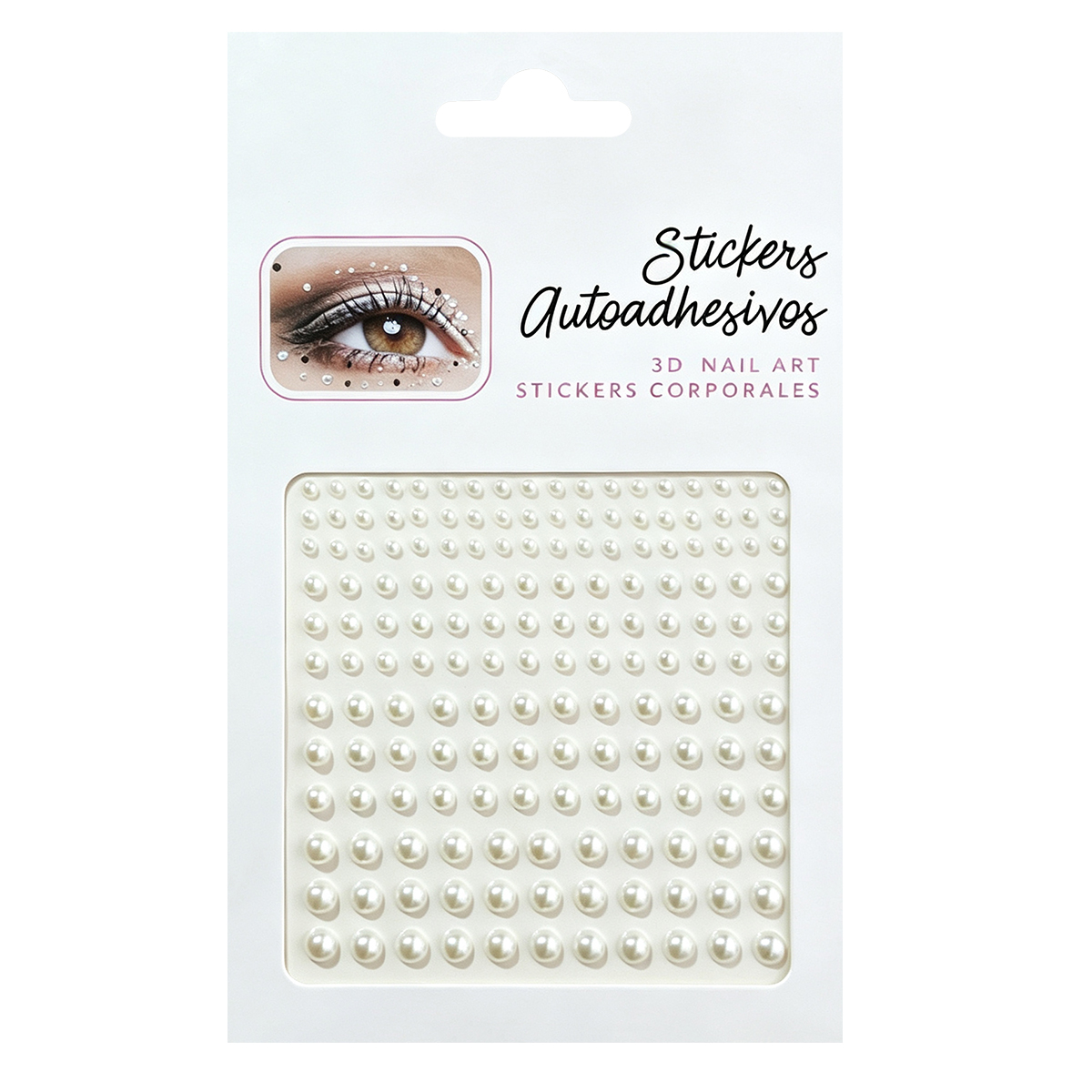 165 pc multisize opaline pearl pegatinas maquillaje etapa esquina de los ojos decorativa pegatinas manicura DIY con su propia espalda pegatinas de perlas Item Picture