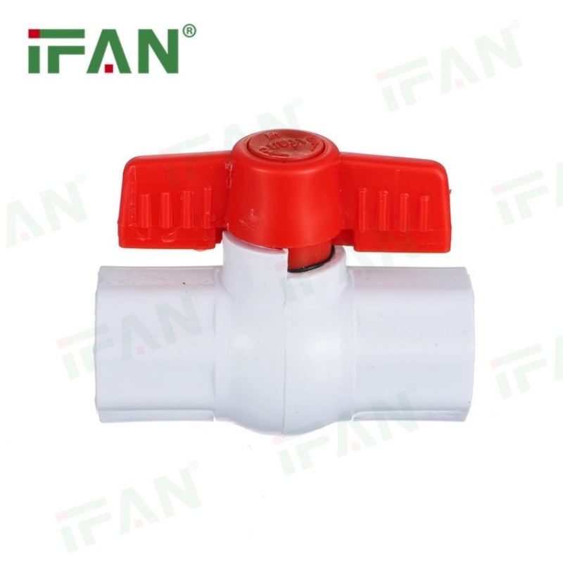 High Quality Plastic Connector Pipe Fitting UPVC Ball Valves Specification image