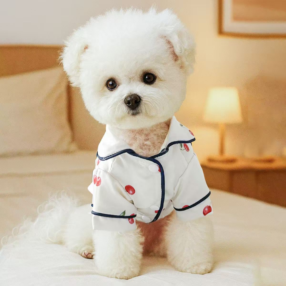 Pet clothes, teddy, bichlion, small and medium-sized dog clothing, heavy industry maid, floral dress collection, princess lace, pet clothes, comfortable silk clothes, pet pajamas, yukata, multiple styles and sizes. For orders, please contact customer service Item Picture