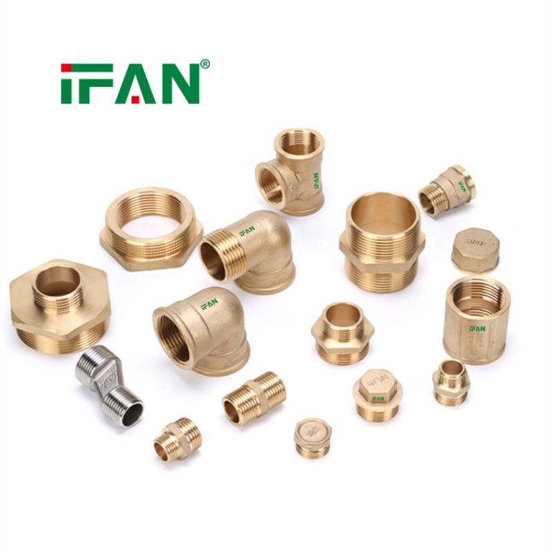 IFAN Plumbing BSP Thread Male 1/2 4 inch Brass Nipple Fittin Application Scenario