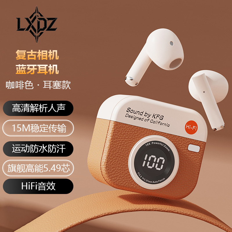 LXDZ's new 2026 retro camera Bluetooth headphones, wireless headphones with a high level of appearance Application Scenario